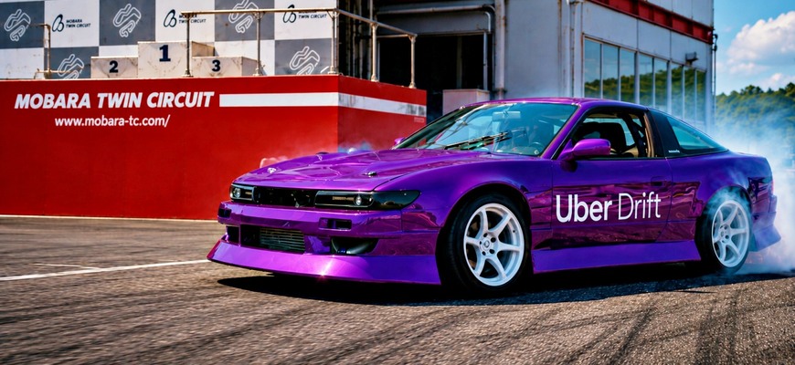 Uber Drift: Toto si cez aplikáciu bežne neobjednáte!