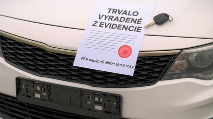 ZA NEZAPLATENÉ PZP HROZIA SLOVÁKOM POKUTY AŽ 900 € A TRVALÉ VYRADENIE VOZIDLA