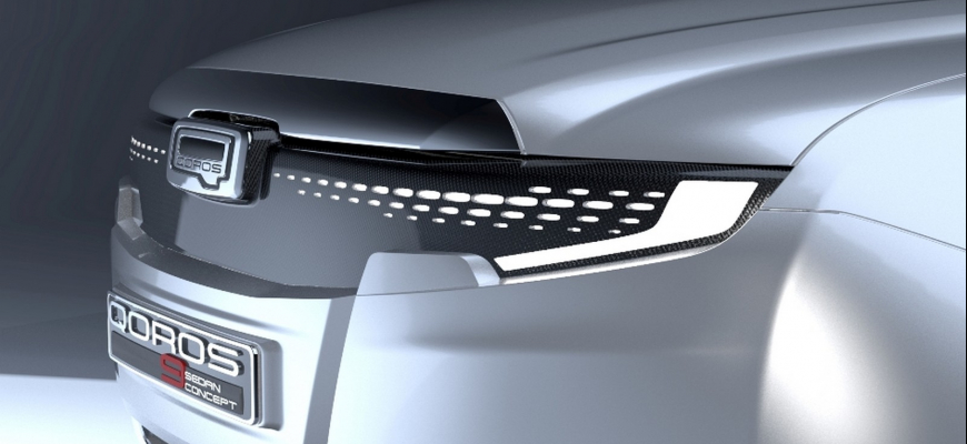 Dizajnová štúdia Qoros 9 Sedan odhaľuje rok 2020
