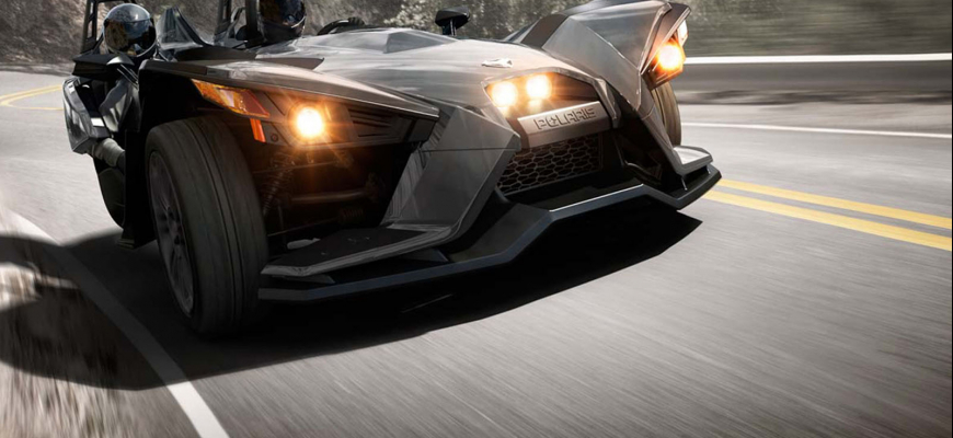 Polaris Slingtshot nepotrebuje 4 kolesá