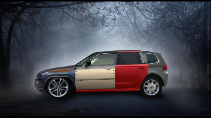 AUTO HRÔZY MÁ MOTOR Z M5, PREVODOVKU Z CHEROKEE, PODVOZOK Z RS6, ELEKTRIKU TRIEDY R