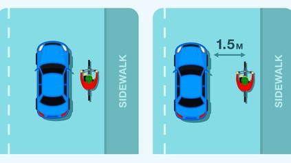 ODSTUP MEDZI VOZIDLOM A CYKLISTOM AKO NA SLOVENSKU. TAKTO ZÁKON PLATIŤ NEMÔŽE!