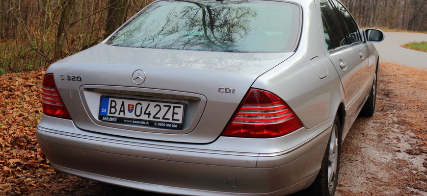 Test jazdenky Mercedes triedy S W220 (1998 - 2006)