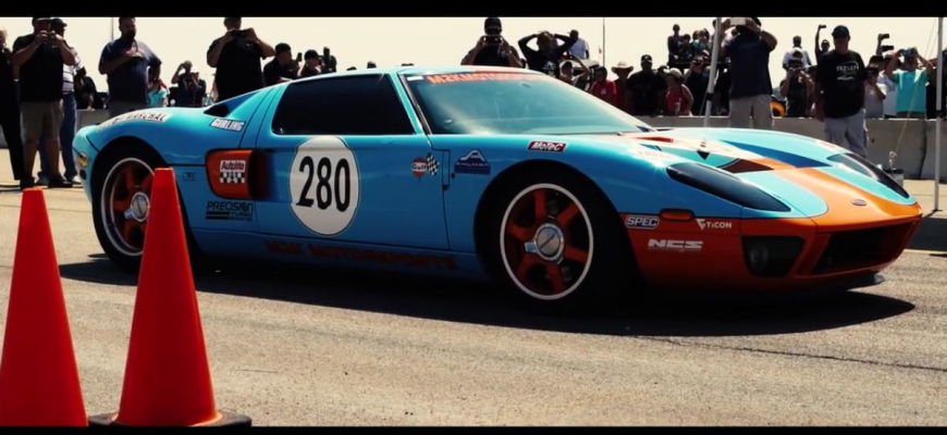 Ford GT má rekord v šprinte na 1 míľu s tempom 472 km/h!