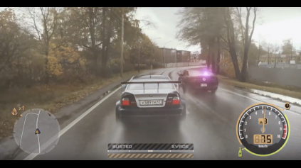 POLICAJNÁ NAHÁŇAČKA Z NEED FOR SPEED V REÁLNOM SVETE S BMW M3 GTR