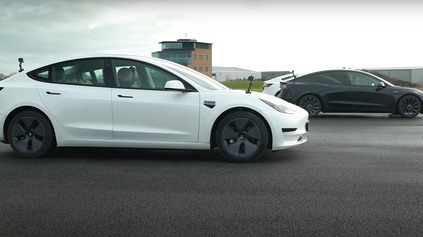 DRAG RACE TESLA MODEL 3, ŠTVORKOLKA PROTI DVOJKOLKE