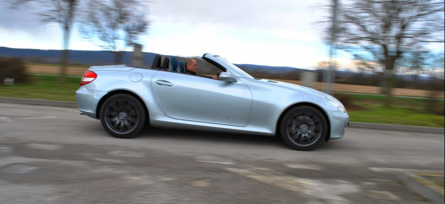 Test jazdenky Mercedes SLK (R171)