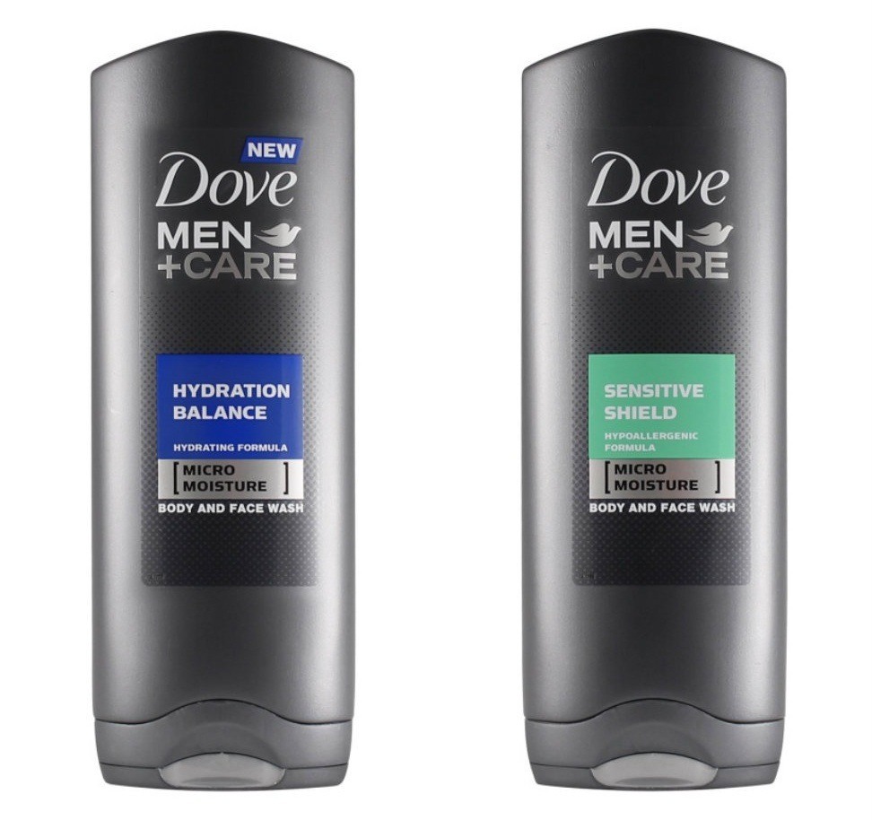 sutaz o pansku sprchovu kozmetiku Dove MEN+CARE