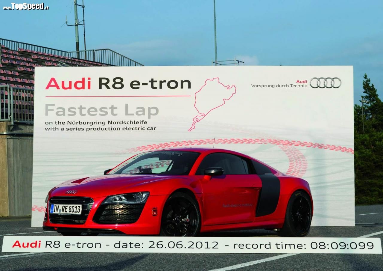 Nový rekord je silne ovplynený upraveným obmedzovačom maximálnej rýchlosti. Audi začne onedlho predávať R8 e-tron s maximálkou len 200 km/h.