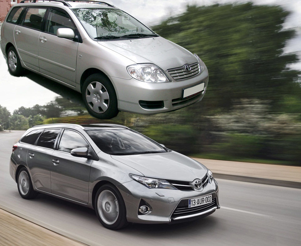 Corolla E12 vs Toyota Auris Touring Sports