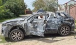 Touareg po zásahu ruskou raketou naštartuje a hýbe sa