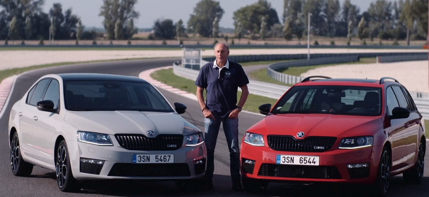 Hans Joachim Stuck je ambasádor modelu Octavia RS230