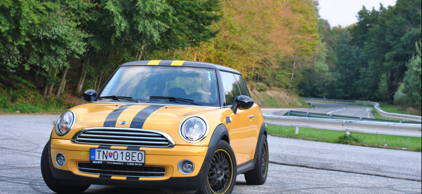 Test jazdenky MINI Cooper II