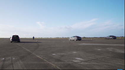 ŠPRINT MERCEDES GLC63, AUDI RS5 A TESLY MODEL 3