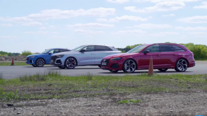 Zrýchlenie Audi RS modelov z rôznych kategórií