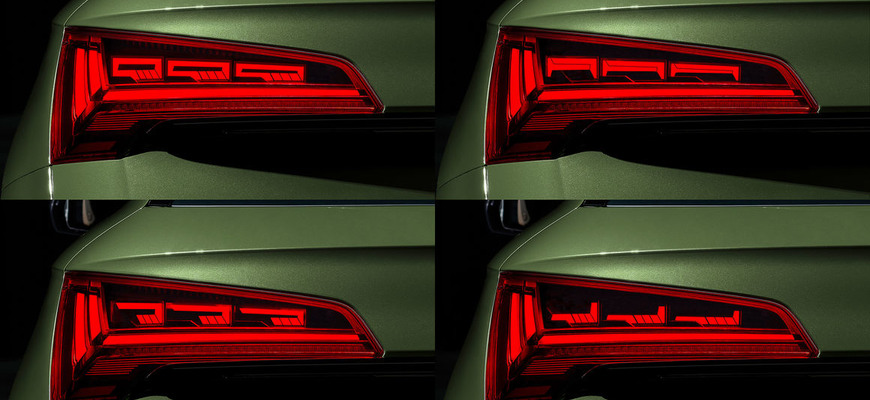 Audi OLED svetlá posúvajú individuálne osvetlenie na novú úroveň