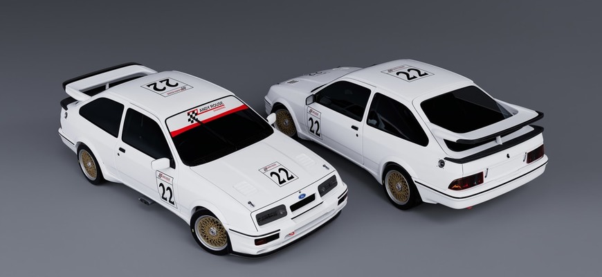 Ford Sierra RS 500 Cosworth sa vracia. Angličania postavia pár nových kusov pre preteky historikov