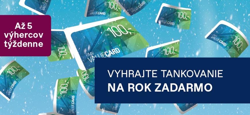 OMV dá mnohým výhercom tankovanie zadarmo!